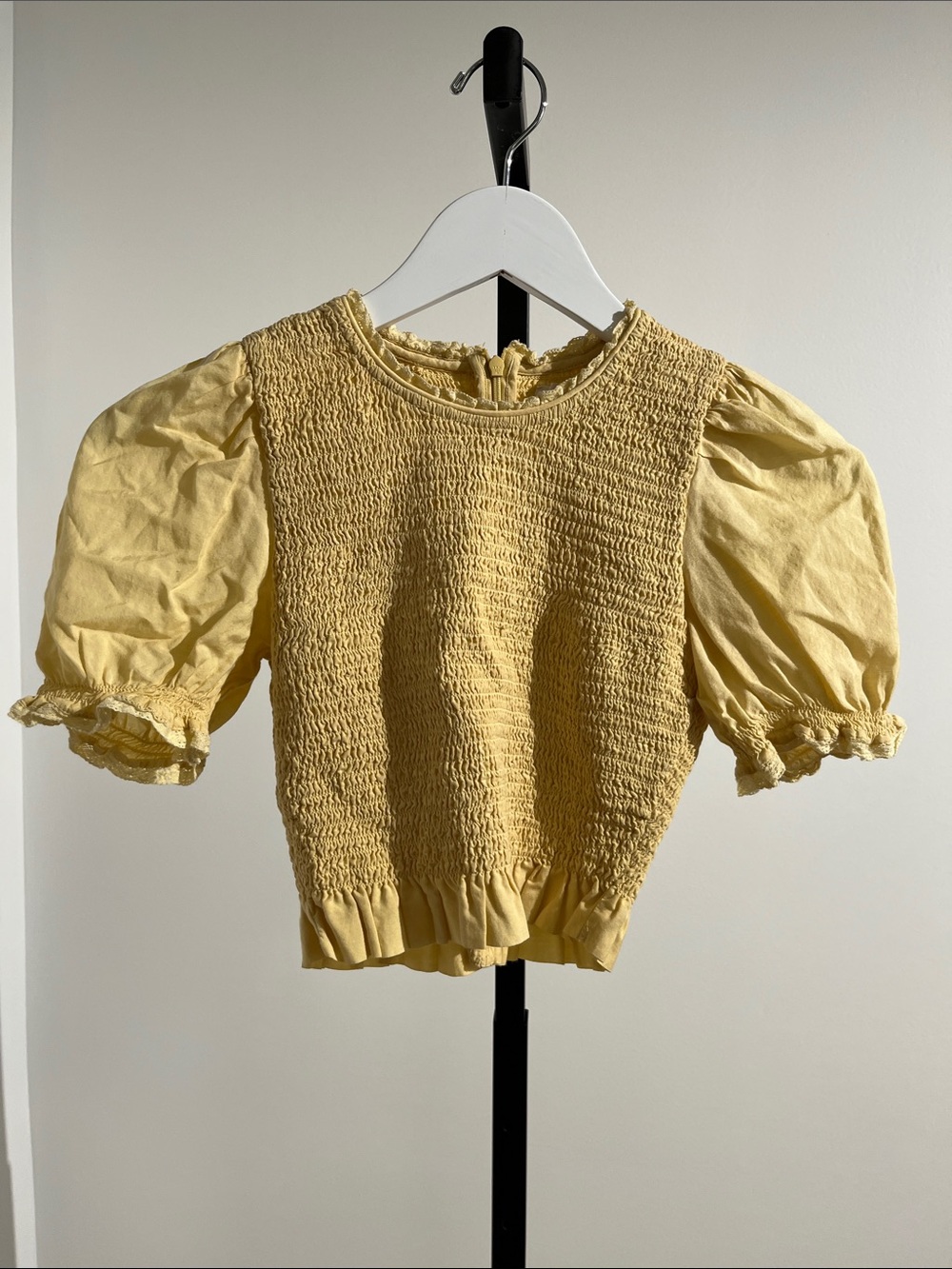 Wilfred Yellow Crop Top